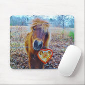 Valentine Heart Horse Mousepad (Mit Mouse)