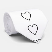 VALENTINE HEART KRAWATTE (Gerollt)
