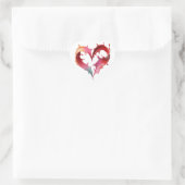 Valentine Heart Love Sticker (Tasche)