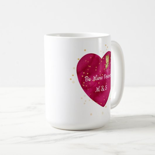 Valentine Heart  Mug Kaffeetasse (VorderseiteRechts)