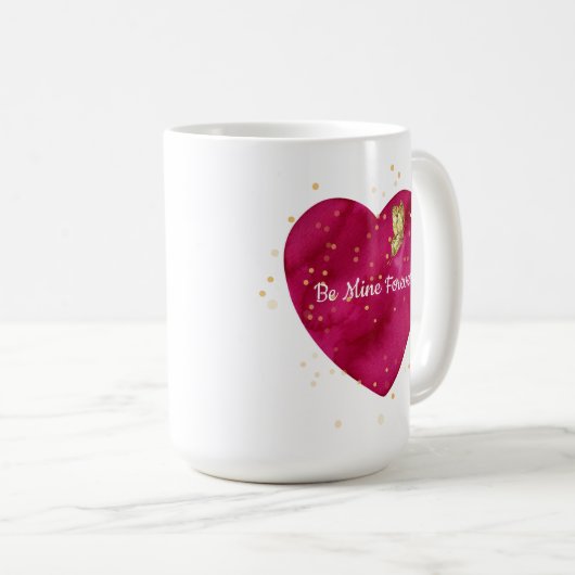 Valentine Heart  Mug Kaffeetasse (VorderseiteRechts)