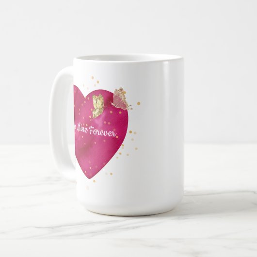Valentine Heart  Mug Kaffeetasse (Vorderseite Links)