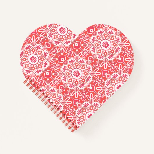 Valentine Heart Notebook Notizblock (Vorderseite)