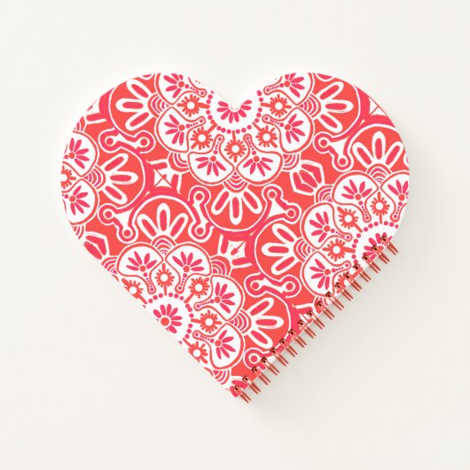 Valentine Heart Notebook Notizblock (Rückseite)