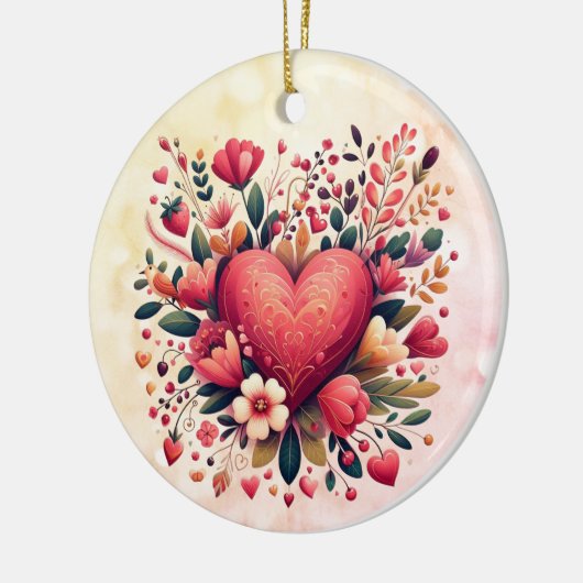 Valentine Heart Ornament (Links)