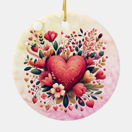 Valentine Heart Ornament (Hinten)