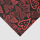 Valentine_heart-Papiertaschentuch - Geschenkpackun Seidenpapier (Detail)