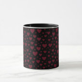 Valentine Heart Pattern Tasse (Zentrum)