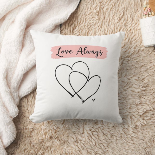 Valentine Heart Pillow Kissen (Decke)