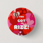 Valentine Heart Pop Button (Vorderseite)