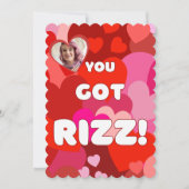 Valentine Heart Pop Feiertagskarte (Vorderseite)