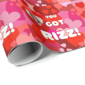 Valentine Heart Pop Geschenkpapier (Rolleneckpunkt)