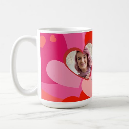 Valentine Heart Pop Kaffeetasse (Links)