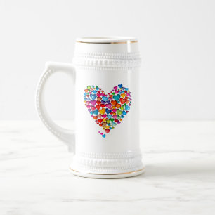 Valentine Heart Shape Watercolor Design-57393 Bierglas