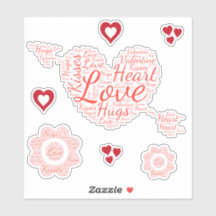 Valentine Heart Shapecloud