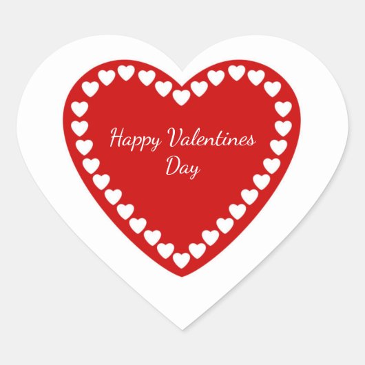 Valentine Heart Stickers (Vorderseite)