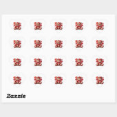 Valentine Heart Stickers (Blatt)