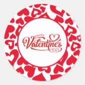 Valentine Heart Stickers (Vorderseite)
