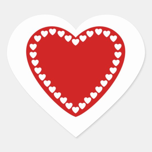 Valentine Heart Stickers (Vorderseite)