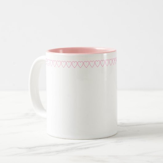 Valentine Heart Tasse (Vorderseite Links)