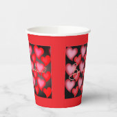 Valentine Heart Tasse Pappbecher (Links)