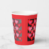 Valentine Heart Tasse Pappbecher (Rechts)