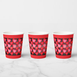 Valentine Heart Tasse Pappbecher