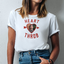 Valentine Heart Throb Boyfriend Foto T-Shirt