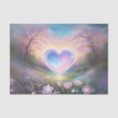 Valentine Heart Tissue Wrapping Paper Seidenpapier (Vorderseite)