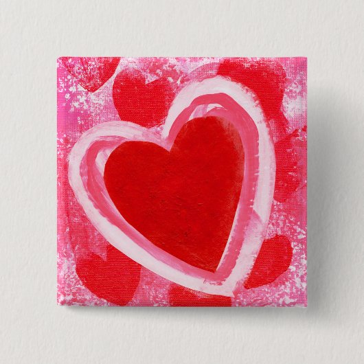 Valentine Heart von VictoriaShaylee Button (Vorderseite)