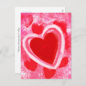 Valentine Heart von VictoriaShaylee Feiertagspostkarte (Vorne/Hinten)