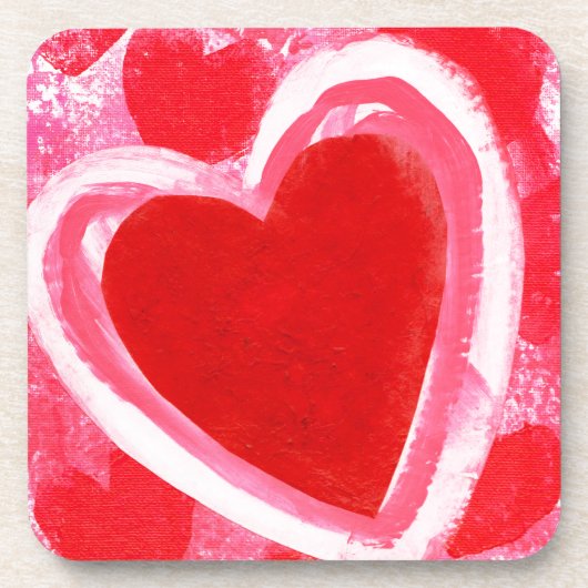 Valentine Heart von VictoriaShaylee Untersetzer (Vorderseite)