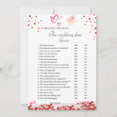 Valentine Heart Wedding Party Card Ankündigung (Vorderseite)