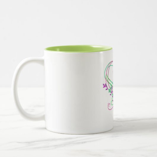 Valentine Heart Wirbel Tasse (Links)