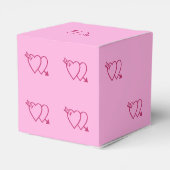 Valentine Hearts 6-seitige Würfel Die Geschenkschachtel (Rückseite)