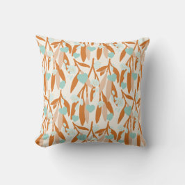 Valentine Hearts Branches Blume Liebe Muster Kissen