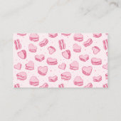 Valentine Hearts Brautparty Rezept Anfrage Begleitkarte (Rückseite)