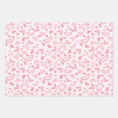 Valentine Hearts Collection Geschenkpapier Set (Vorderseite 2)