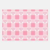 Valentine Hearts Collection Geschenkpapier Set (Vorderseite)