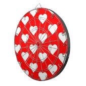 Valentine Hearts Dartscheibe (Vorderseite rechts)