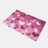 Valentine Hearts Fußmatte (Schrägansicht)