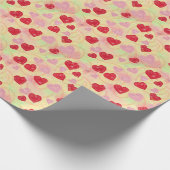 Valentine Hearts Geschenkpapier (Ecke)