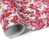 Valentine Hearts Geschenkpapier (Rolleneckpunkt)