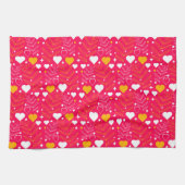 Valentine Hearts Geschirrtuch (Horizontal)