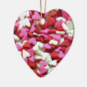 Valentine Hearts Keramikornament (Links)