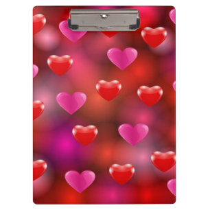 Valentine Hearts Klemmbrett