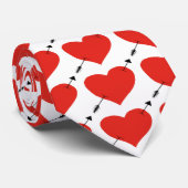 Valentine Hearts Krawatte (Gerollt)