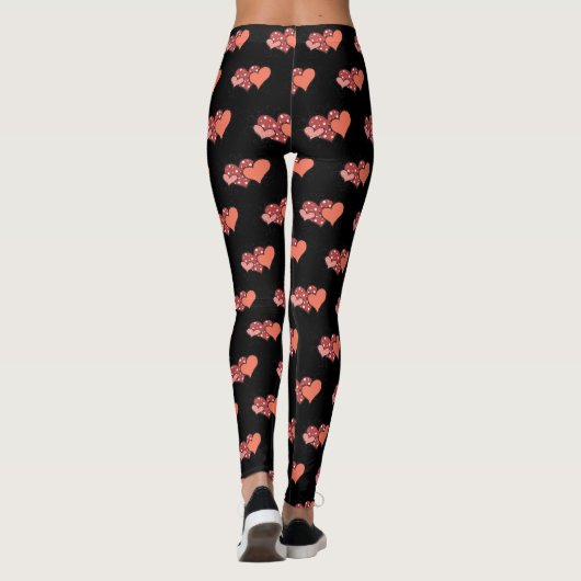 Valentine Hearts Leggings (Rückseite)