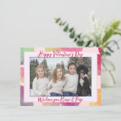 Valentine Hearts Liebe Ihr Großeltern Flachkarte (Stehend Vorderseite)