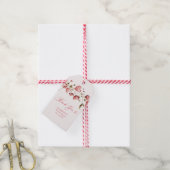 Valentine Hearts Love Garden Vines Bridal Shower Geschenkanhänger (Mit Garn)